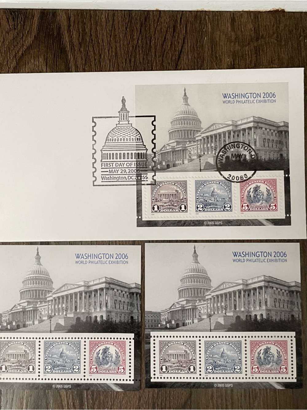 Washington 2006 World Philatelic Exhibition First Day Cover and Stamp Sheets